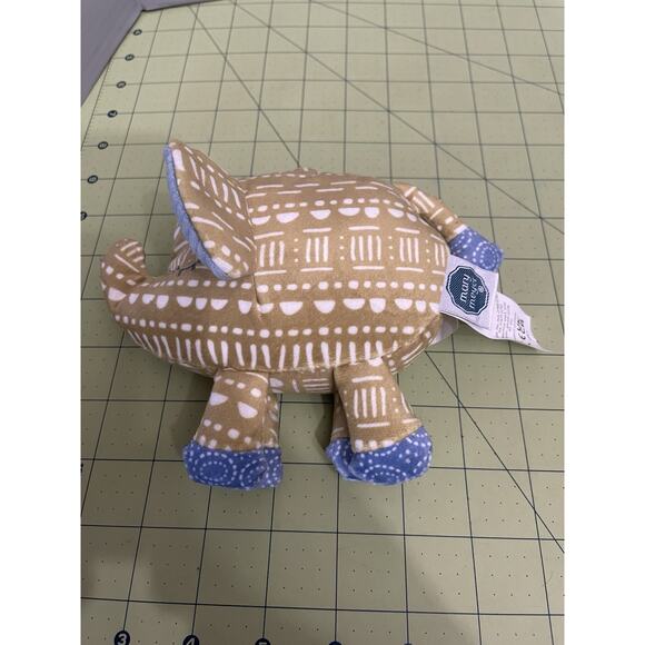 Mary Meyer Rattle Boho Elephant Plush Stuffed Animal Baby Toy Infant 5.5" Green - Picture 5 of 13